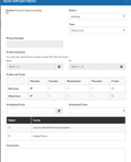 Form, Scheduling